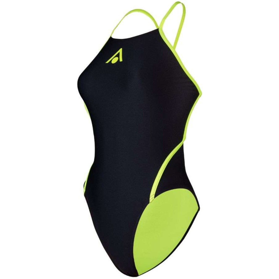 2025 Aquasphere Womens Essential Diamond Back Adjustable Swim Suit SW4730107 - Black / Yellow